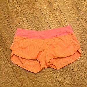 Women's Orange Shorts